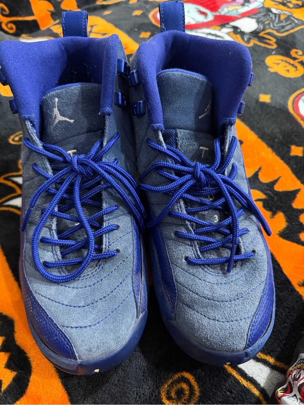 Jordan Kids Royal Blue High-Top Sneakers